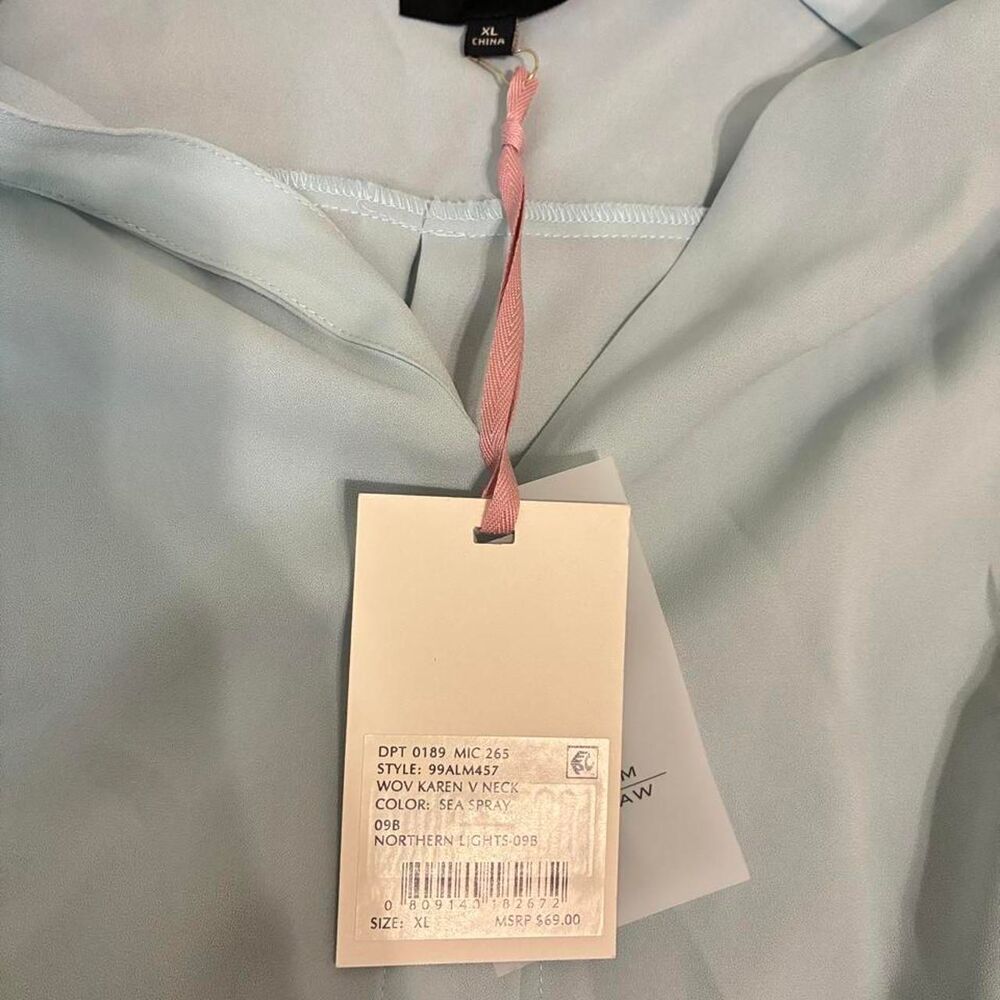 Alex-mill Women's Blue Blouse NEW Size XL - Picture 2 of 3